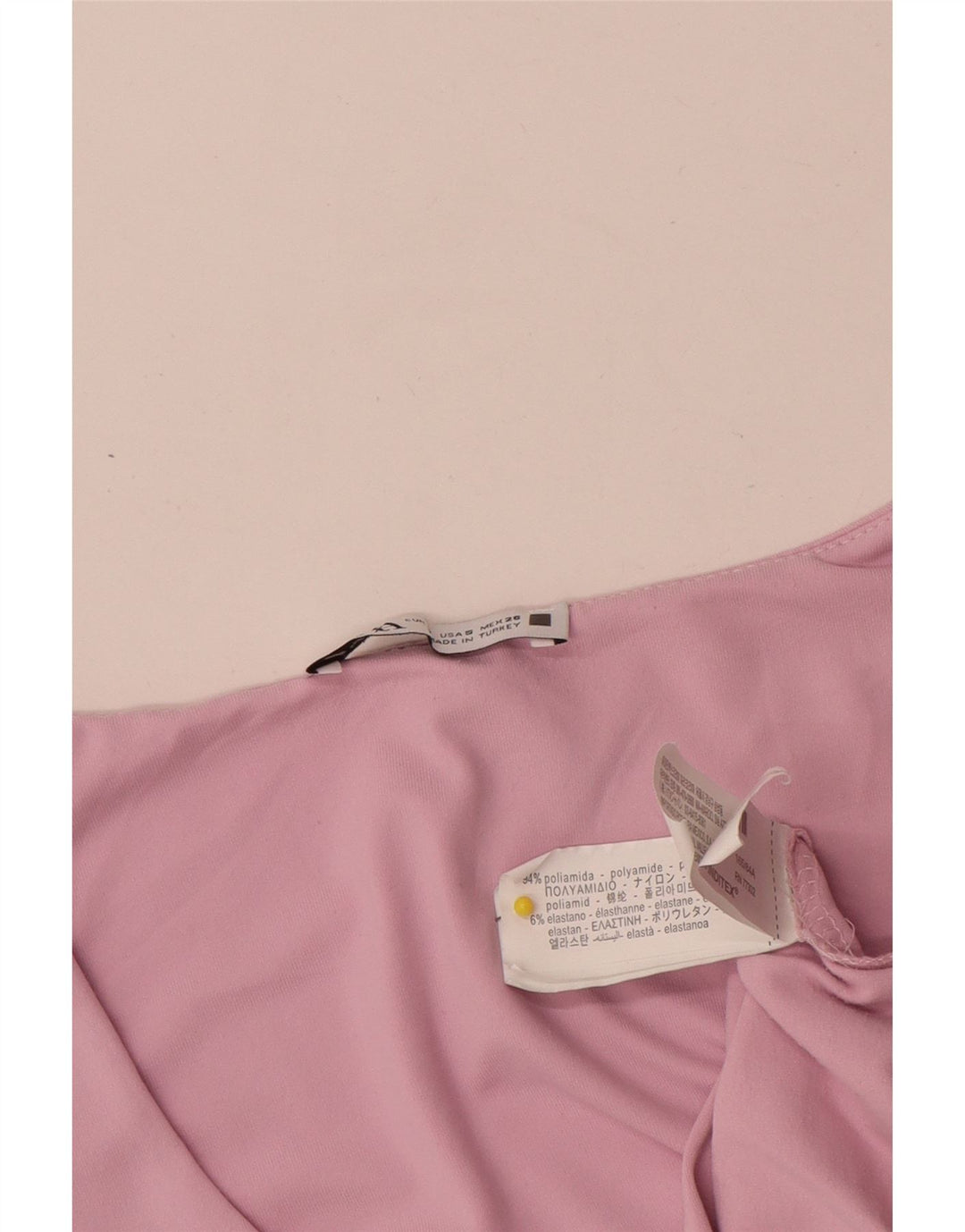 Zara Damen Weste Top UK 10 Small Rosa Polyamid