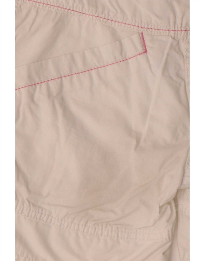 Calvin Klein Damen Shorts W28 Mittelweiße Baumwolle