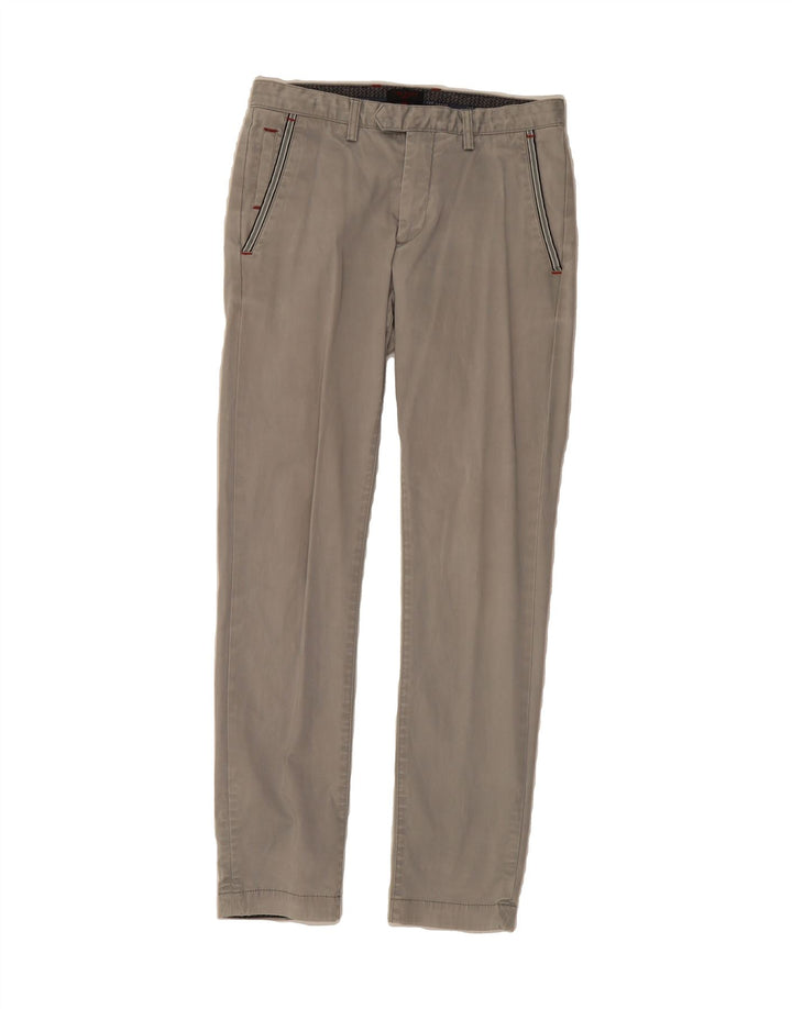 TED BAKER Mens Slim Chino Trousers  W30 L30 Grey Vintage Ted Baker and Second-Hand Ted Baker from Messina Hembry 