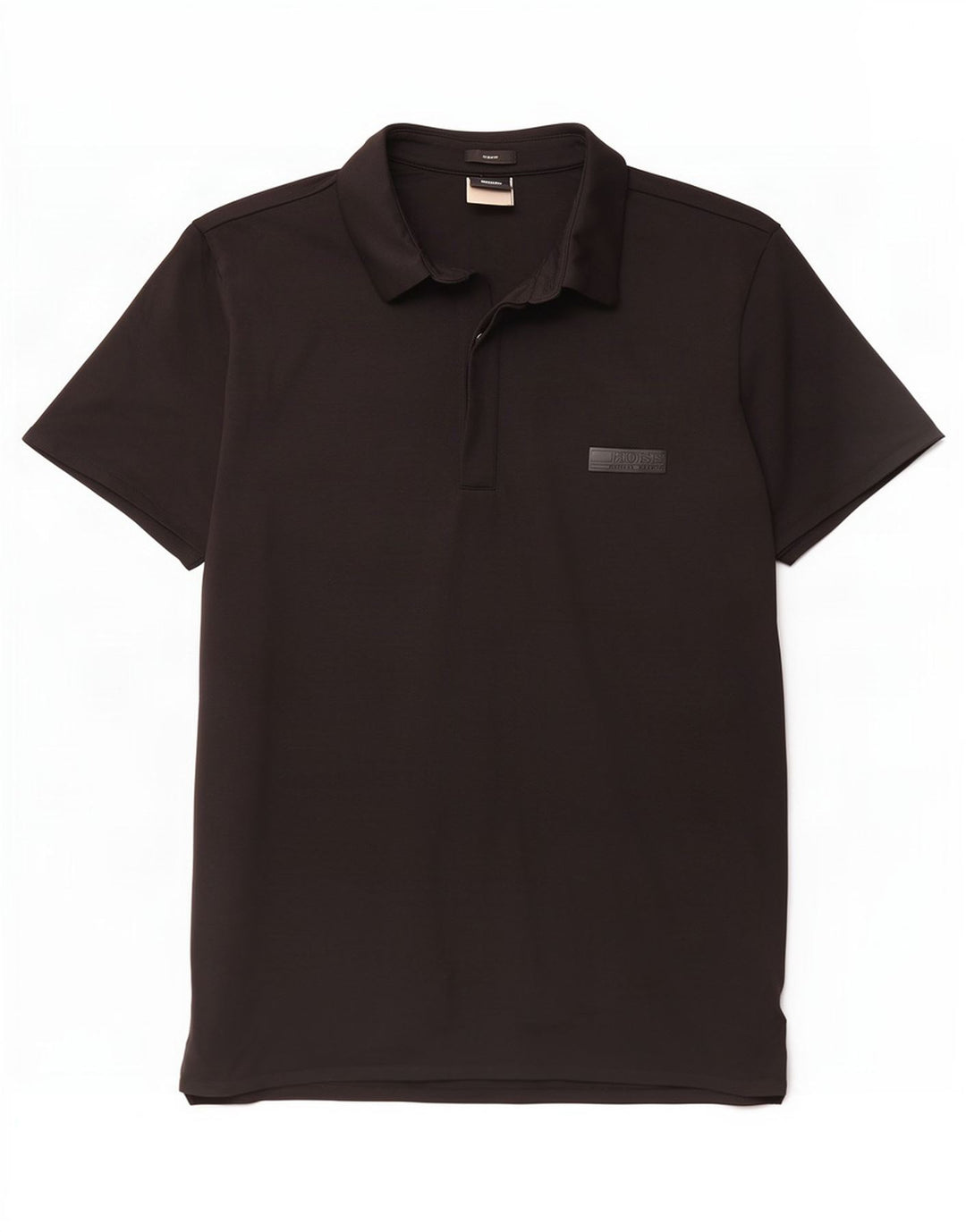 Hugo Boss Herren Slim Fit Poloshirt Medium Schwarz Polyamid