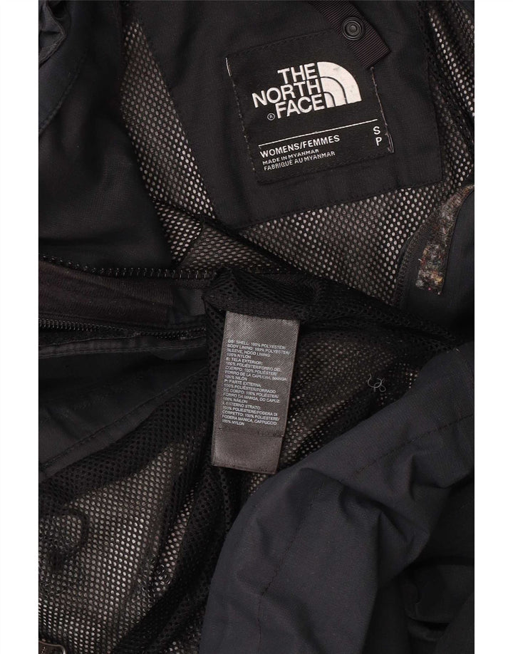 The North Face Damen-Regenjacke mit Kapuze, UK 10, Größe S, Schwarz, Polyester