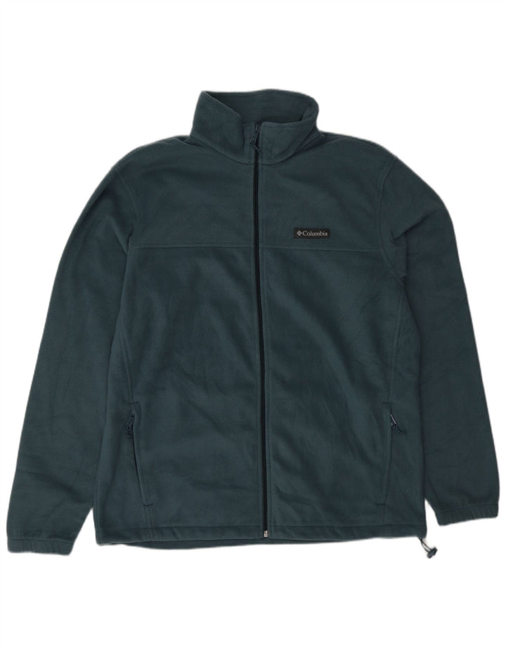 Columbia Herren Fleecejacke UK 40 Large Grün Polyester