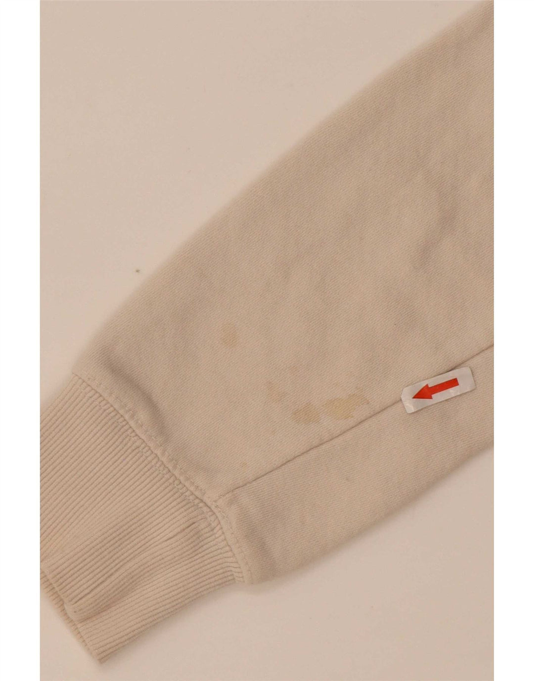 Übergroßer Sweatshirt-Pullover für Damen von Zara, Gr. 10, Größe S, Beige, Baumwolle