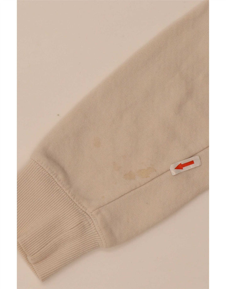 Übergroßer Sweatshirt-Pullover für Damen von Zara, Gr. 10, Größe S, Beige, Baumwolle