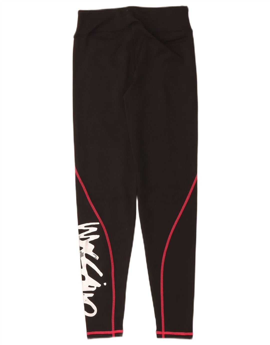 MOSSIMO Mädchen-Leggings mit Grafik, 9–10 Jahre, Schwarz