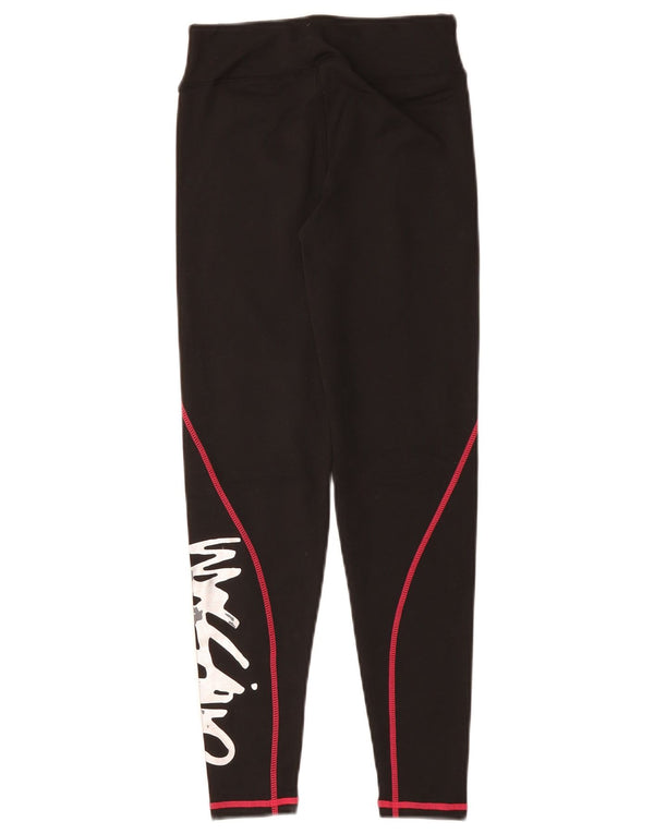 MOSSIMO Mädchen-Leggings mit Grafik, 9–10 Jahre, Schwarz