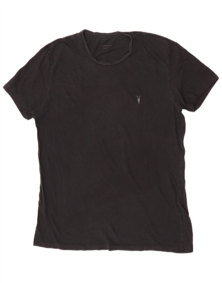 All Saints Damen T-Shirt Top UK 16 Large Schwarz