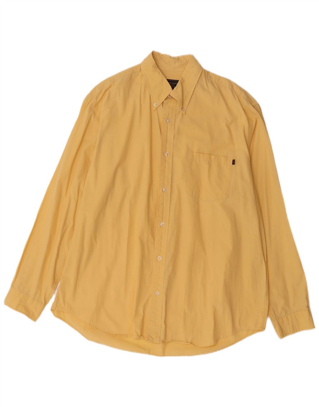 Marlboro Classics Herrenhemd 2XL, gelbe Baumwolle