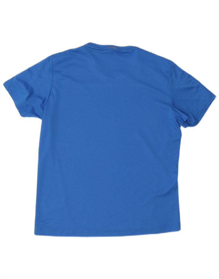Adidas Herren Climalite T-Shirt Top Mittelblaues Polyester