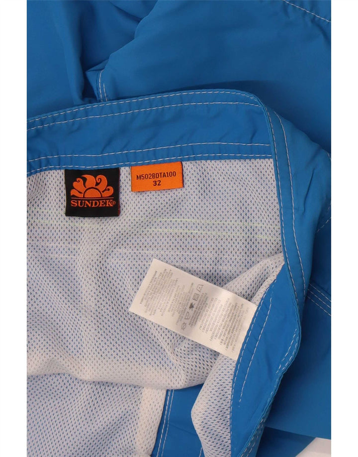 Sundek Herren-Badeshorts, mittelblau, Nylon, Sport