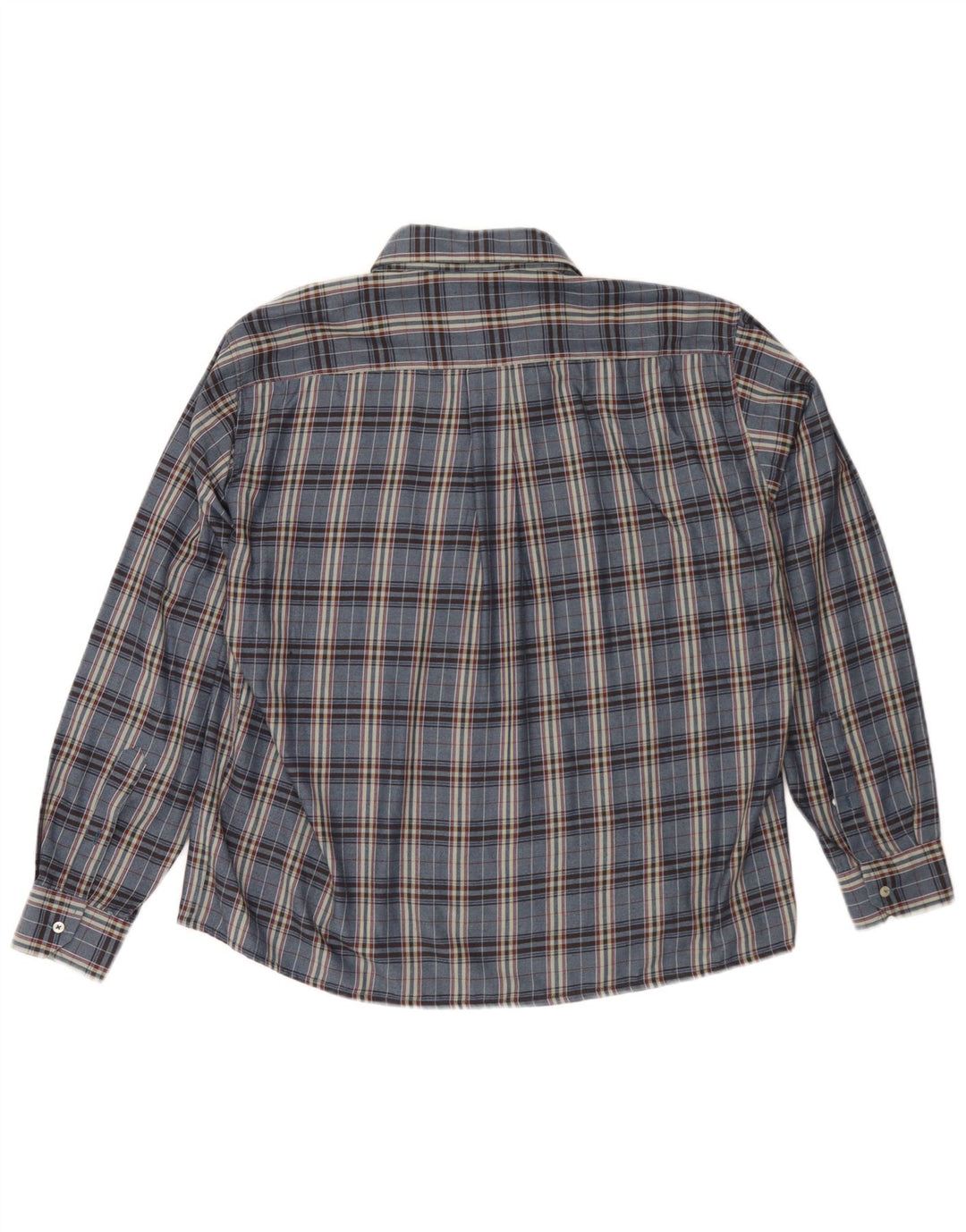 Goose & Gander Herren Flanellhemd IT 48 Medium Navy Blue Check