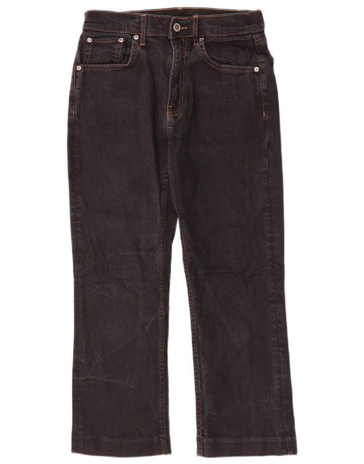 Kurze Jeans für Damen von Zara, EU 38, Größe S, W28, L25, Schwarz