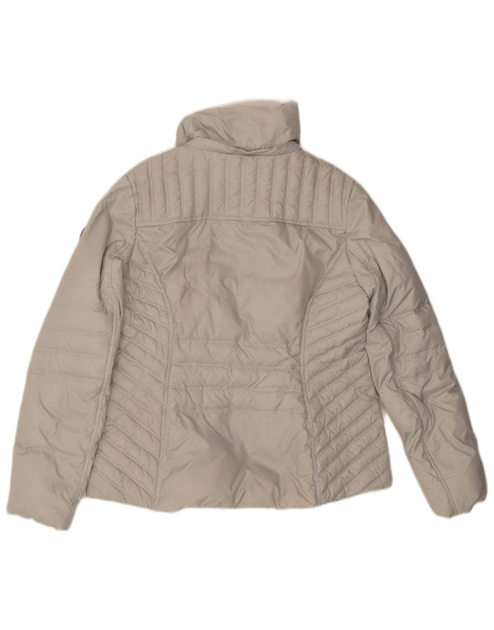 Guess Damen Wattierte Jacke UK 16 Large Grau