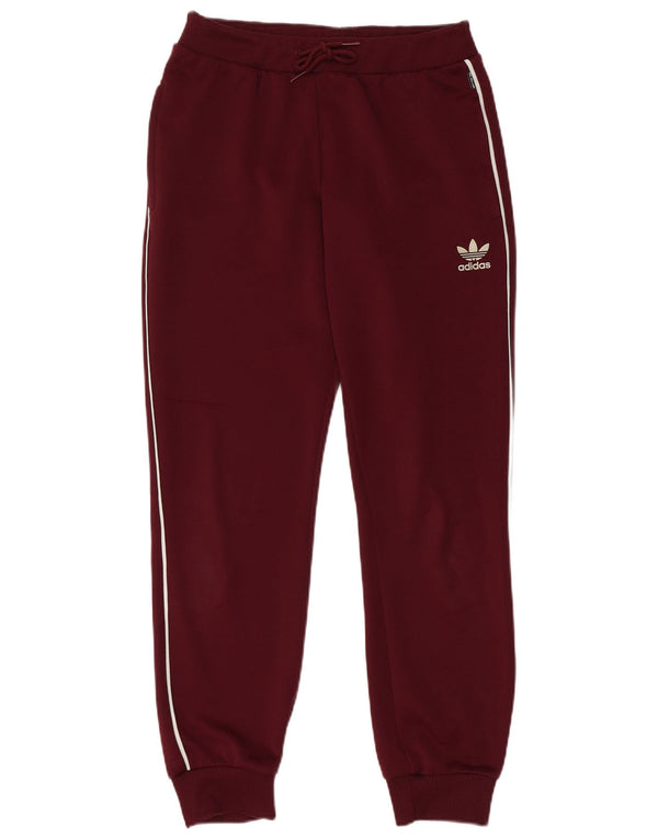 Adidas Damen Trainingshose Jogger UK 10 Small Burgund