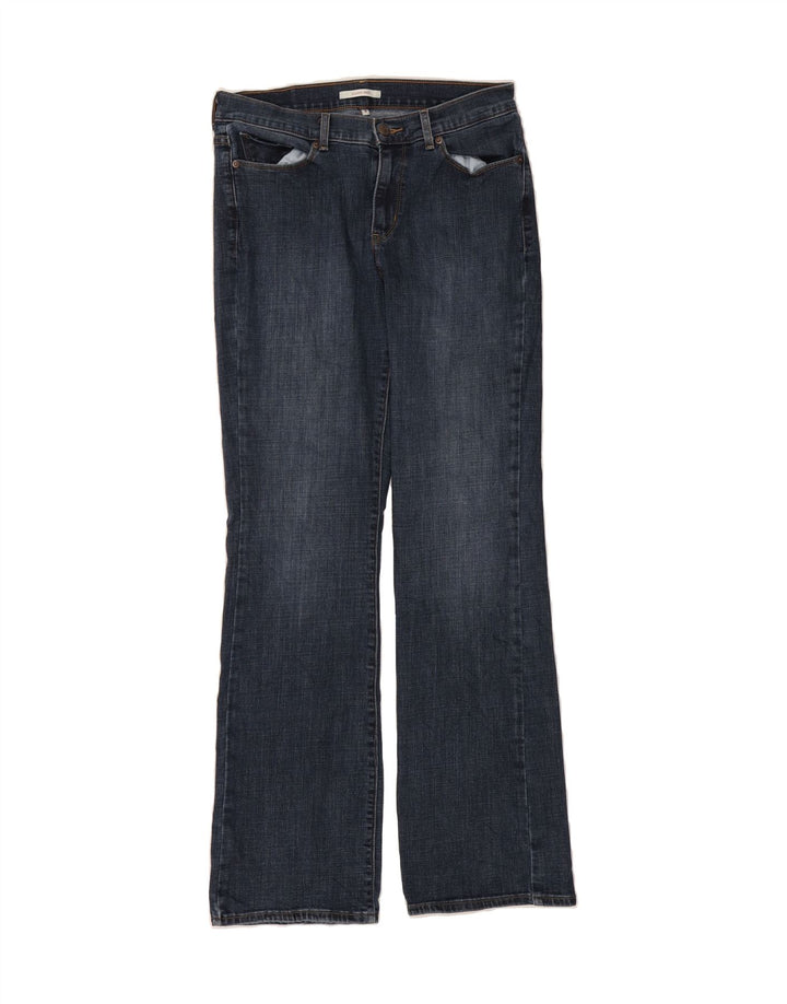 LEVI'S Womens Classic Fit Bootcut Jeans US 8 Medium W28 L31 Navy Blue Vintage Levi's and Second-Hand Levi's from Messina Hembry 