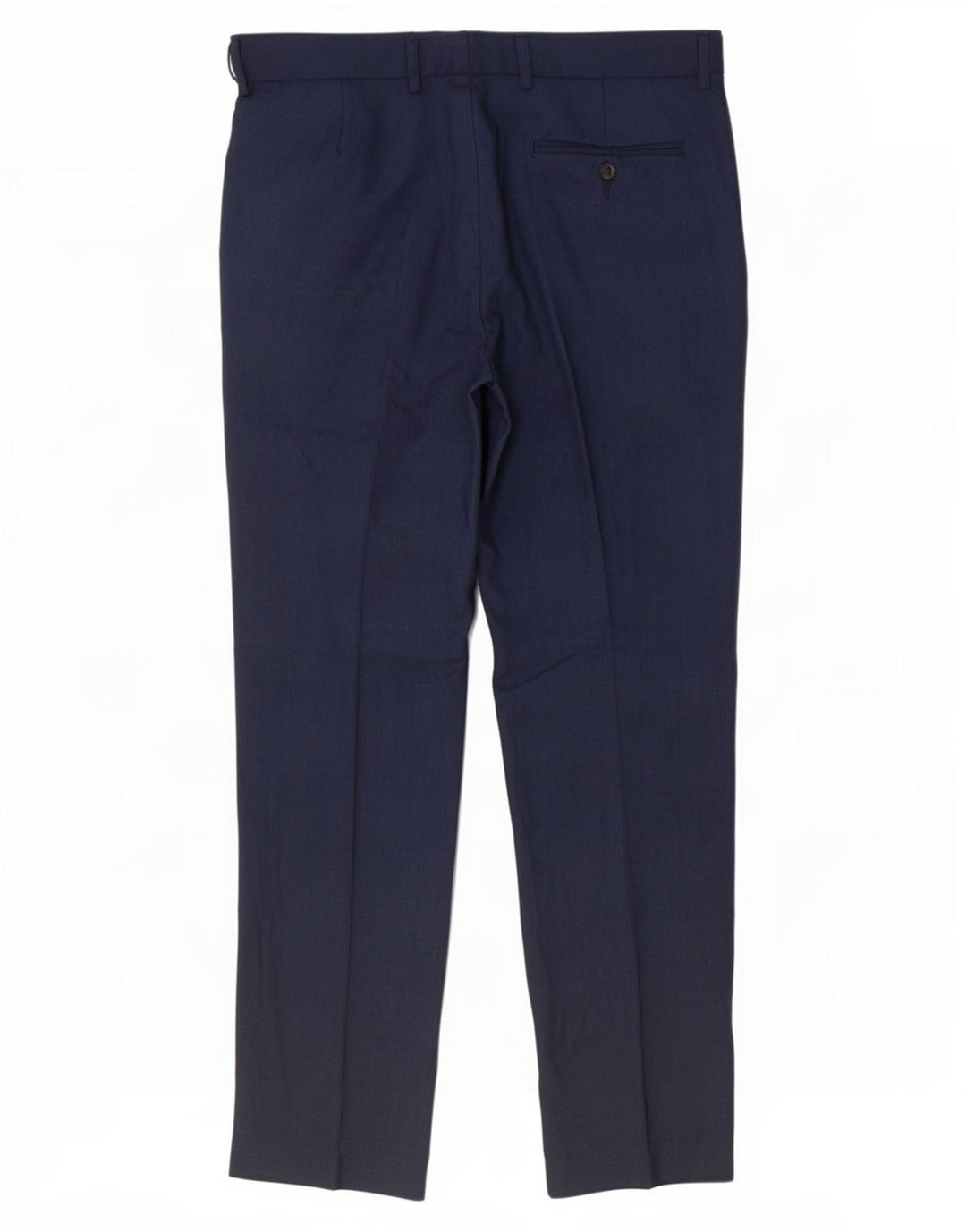 Marks & Spencer Herren-Anzughose mit normaler Passform, W34, L31, marineblaues Polyester