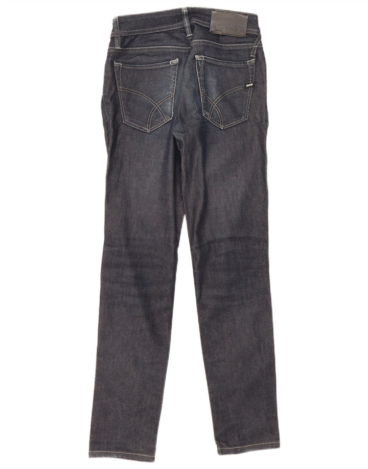 Gas Damen Slim Jeans W28 L29 Marineblau Baumwolle