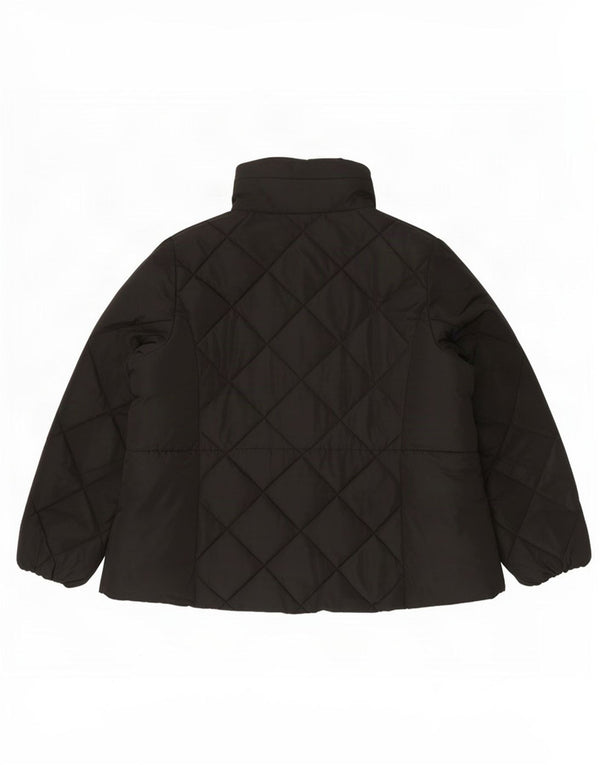Marks & Spencer Damen Wattierte Jacke UK 22 3XL Schwarz Polyester