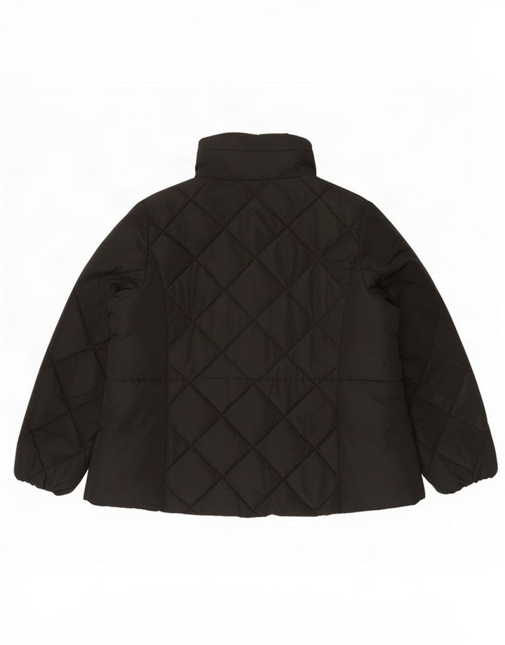 Marks & Spencer Damen Wattierte Jacke UK 22 3XL Schwarz Polyester