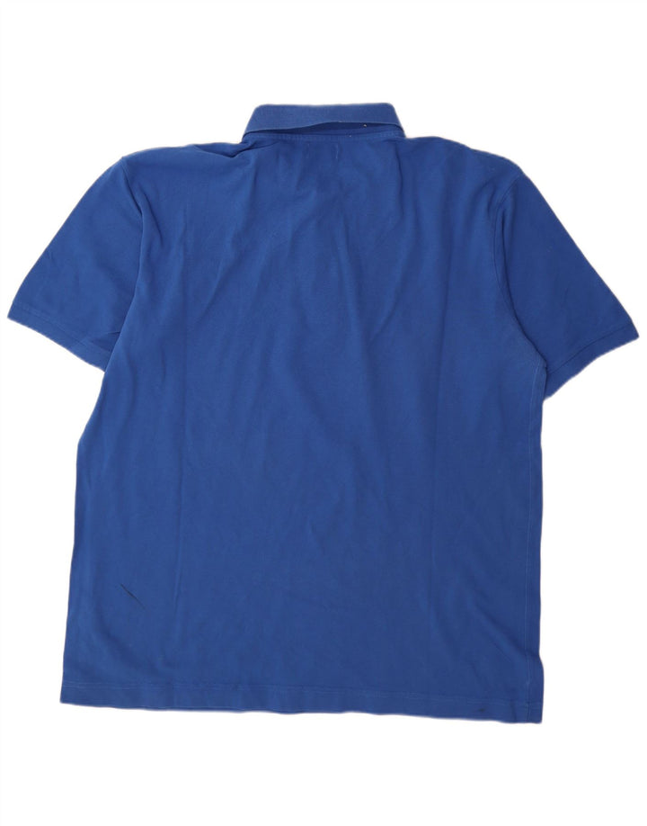 Kappa Herren Poloshirt 3XL Blau Baumwolle