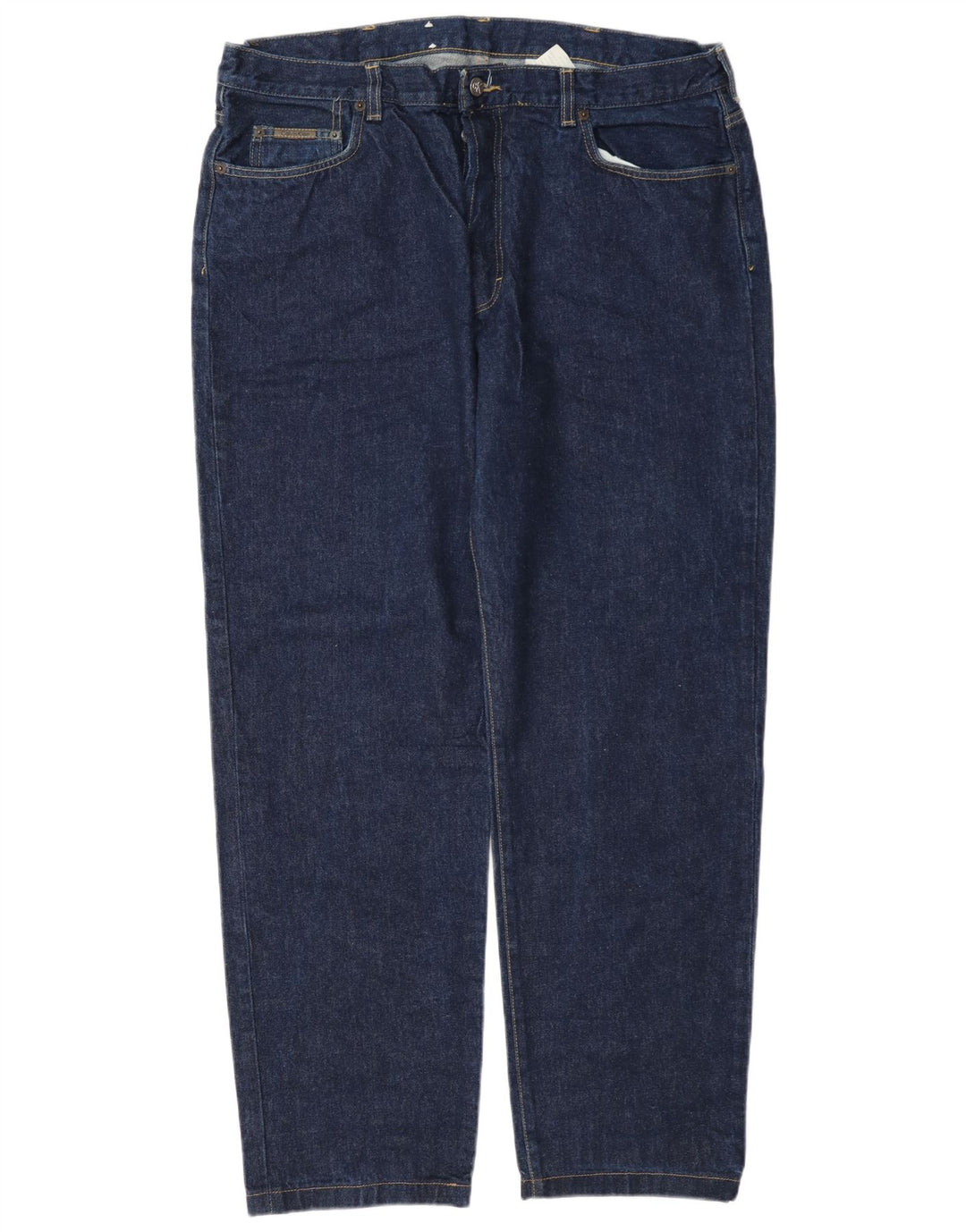 Calvin Klein Herren Straight Jeans W38 L30 Marineblau Baumwolle
