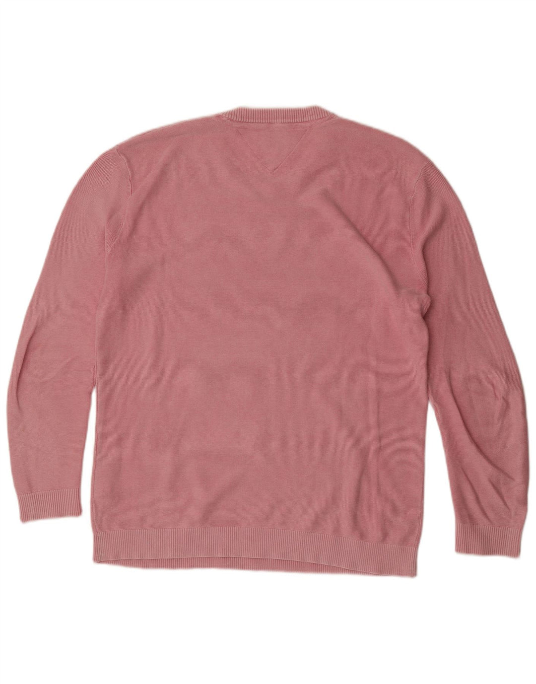 Tommy Hilfiger Herren-Pullover mit Rundhalsausschnitt, Größe L, Rosa