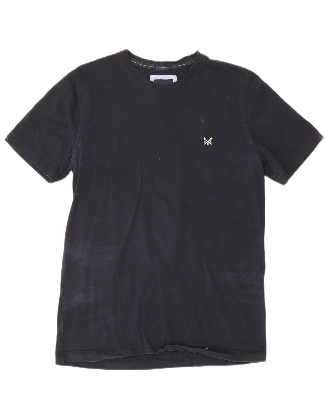 Crew Clothing Herren-T-Shirt-Oberteil, mittelgroß, marineblau, Baumwolle