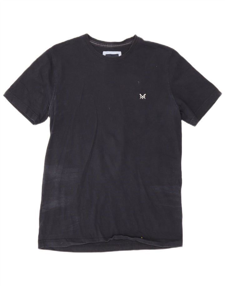 Crew Clothing Herren-T-Shirt-Oberteil, mittelgroß, marineblau, Baumwolle