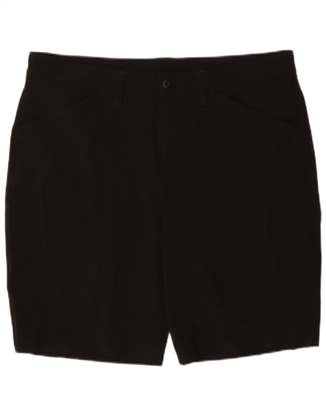 Eddie Bauer Damen Freizeitshorts US 14 XL W34 Schwarz Polyester