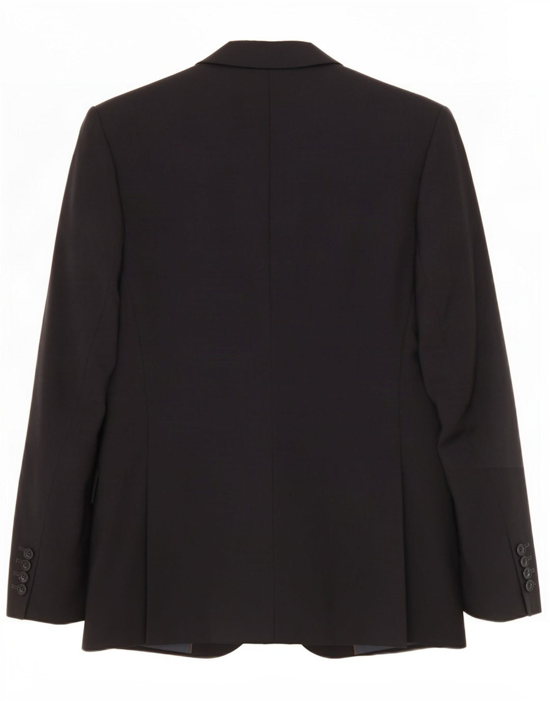 Zara Herren-Blazer mit 2 Knöpfen, Größe 50, mittelschwarze Wolle