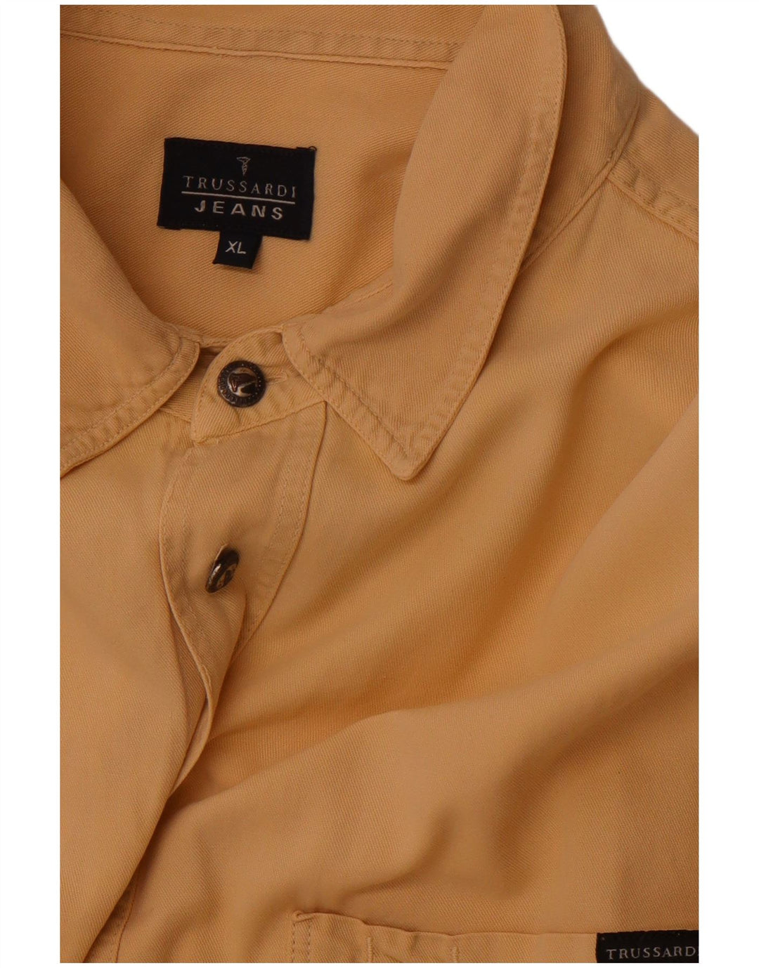 TRUSSARDI JEANS Herrenhemd XL Braun