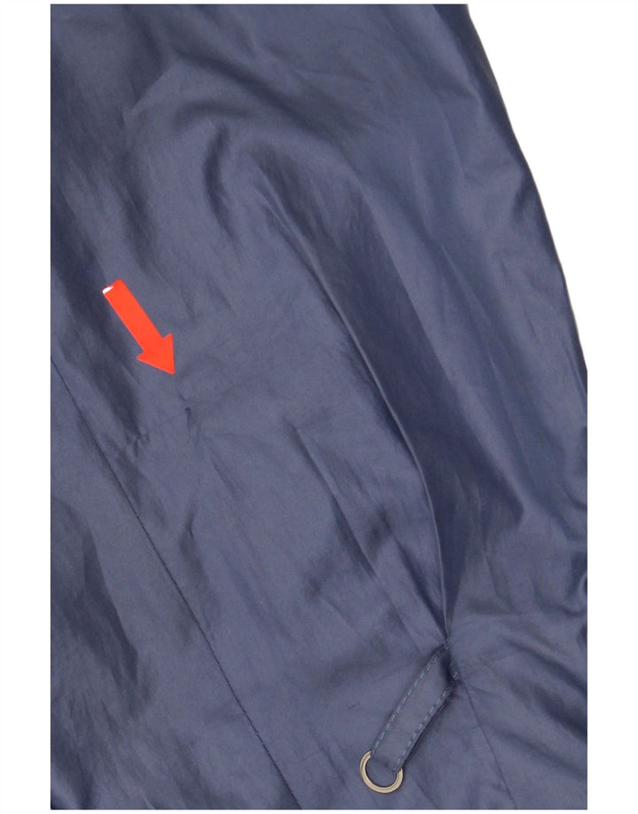 Claude Havrey Damen Übergroßer Mantel EU 41 Mittelblaues Polyester