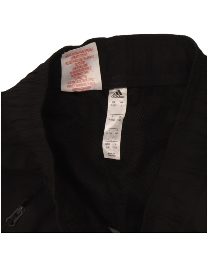 Adidas Jungen Bermuda Sportshorts 9–10 Jahre, schwarzes Polyester