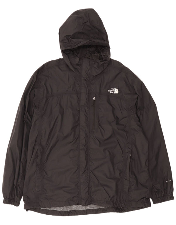 The North Face Damen-Regenjacke mit Kapuze, UK 44, 2XL, Schwarz, Polyester