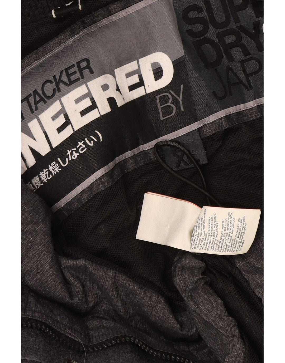 Superdry Herren Windjacke UK 44 2XL Schwarz Polyester