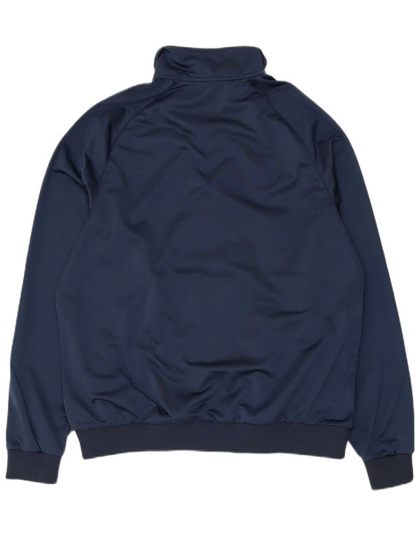 Asics Damen Trainingsanzug Top Jacke UK 18 XL Marineblau Polyester