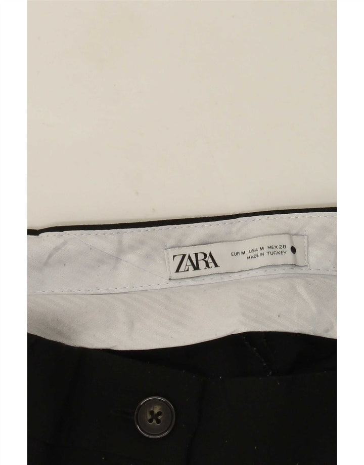 Zara Damen Pegged Chino Shorts Medium W28 Schwarz