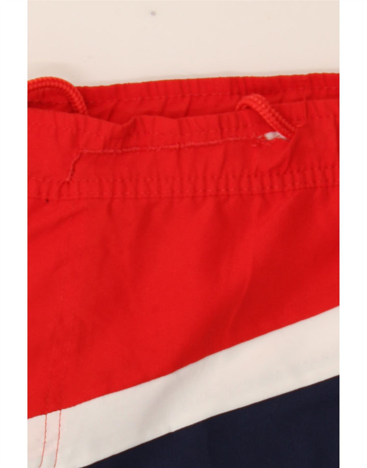 Fila Herren-Badeshorts mit Grafik, klein, blau, Farbblock-Polyester