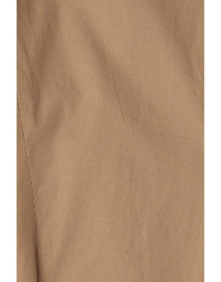 Benetton Damen 3-Knopf-Blazerjacke IT 48 XL Beige Baumwolle