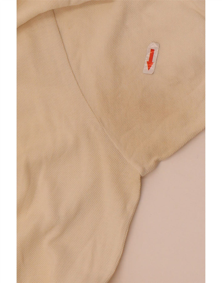 Lacoste Herren-Poloshirt, Größe 6 XL, weiße Baumwolle