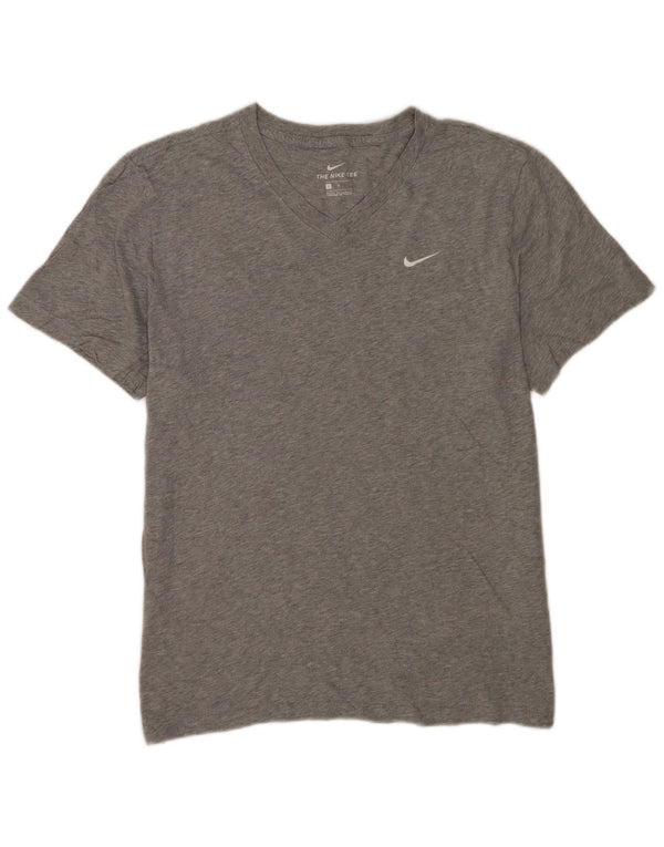 Nike Herren T-Shirt Top Large Grau