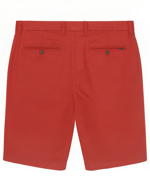 Marks & Spencer Herren-Chinoshorts W36, Größe L, Rot, Baumwolle