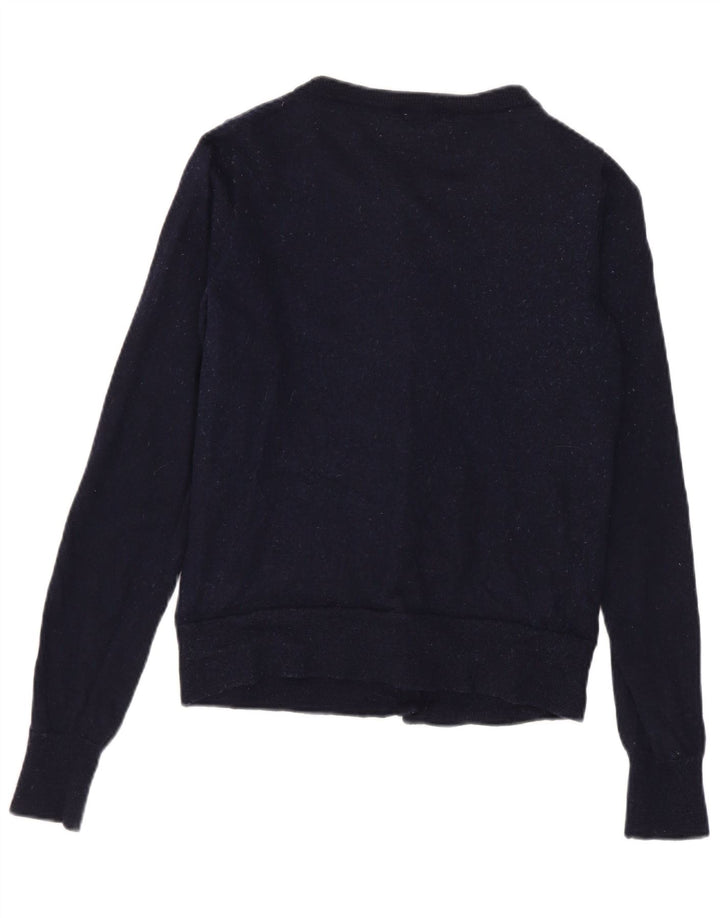 J. Crew Strickjacke für Mädchen, 7–8 Jahre, Größe S, Marineblau