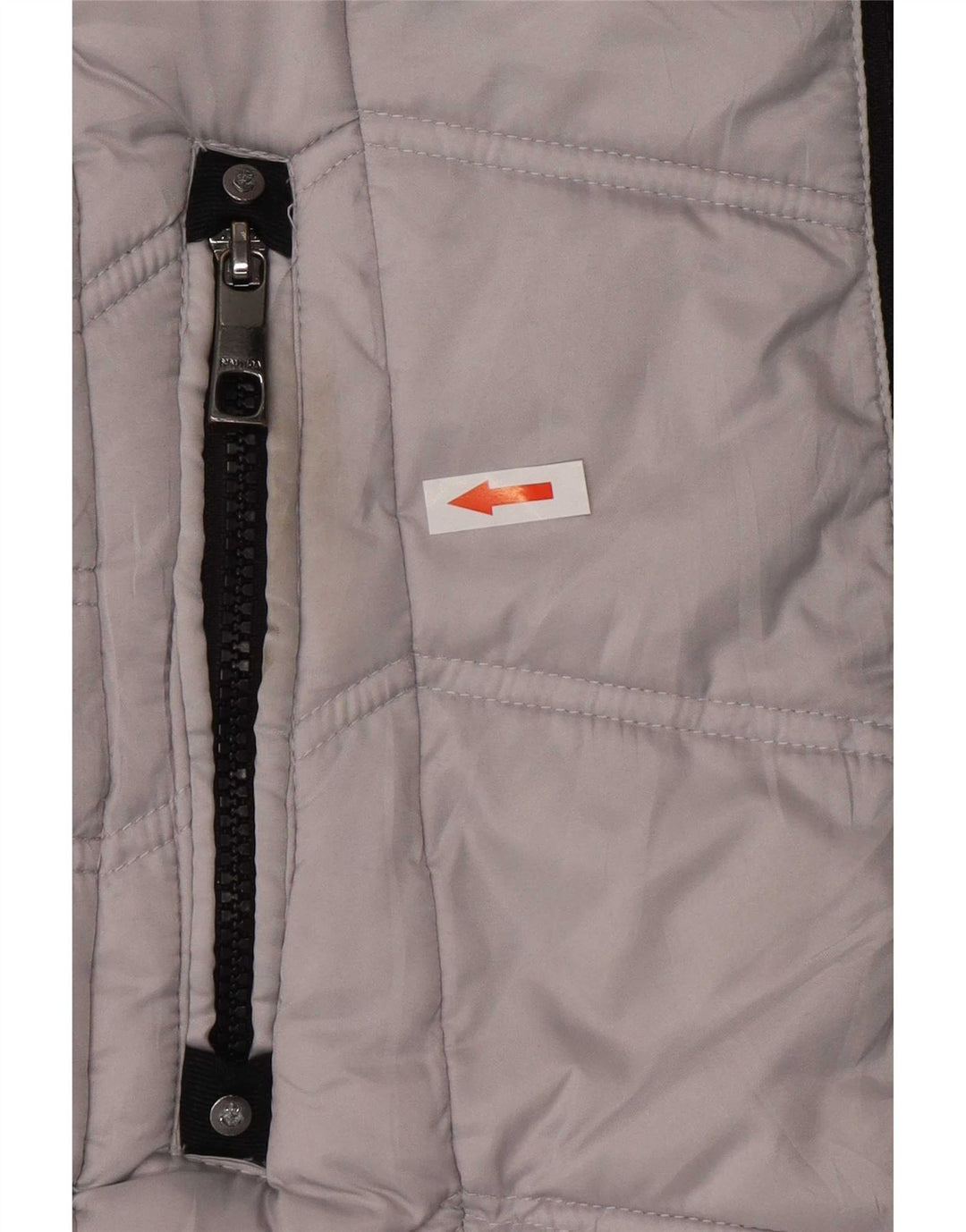 Nautica Wattierte Damenjacke mit Kapuze, UK 6, XS, Grau, Polyester