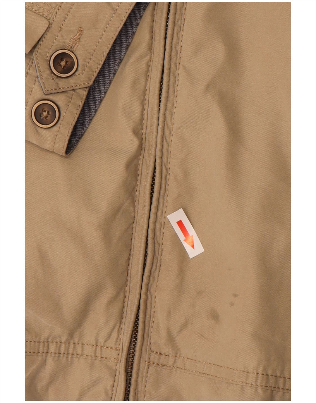 Marks & Spencer Herren Bomberjacke UK 38 Medium Beige Polyamid