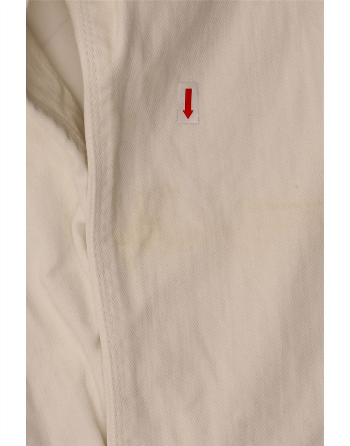 GAS Herren-Jeans, locker, Größe M, W32, L29, weiße Baumwolle