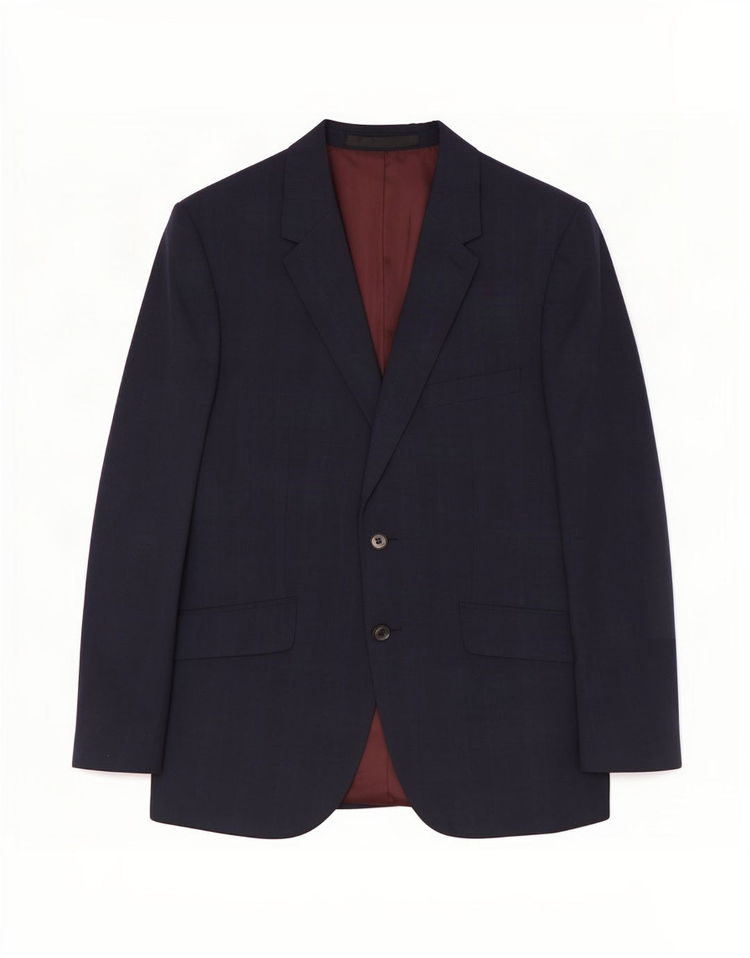 Marks & Spencer Herren-Blazer mit 2 Knöpfen, UK 40, mittelmarineblaue Wolle