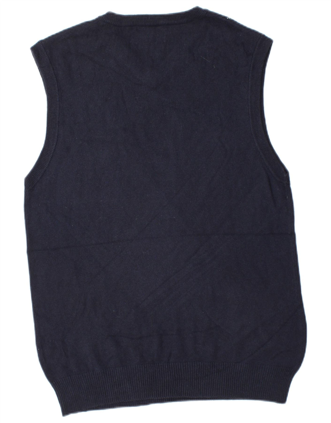 American Eagle Herren-Tanktop, mittelgroß, Marineblau, Argyle-/Diamant-Baumwolle