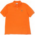 Lacoste Herren-Poloshirt, Größe 4, mittelorange Baumwolle