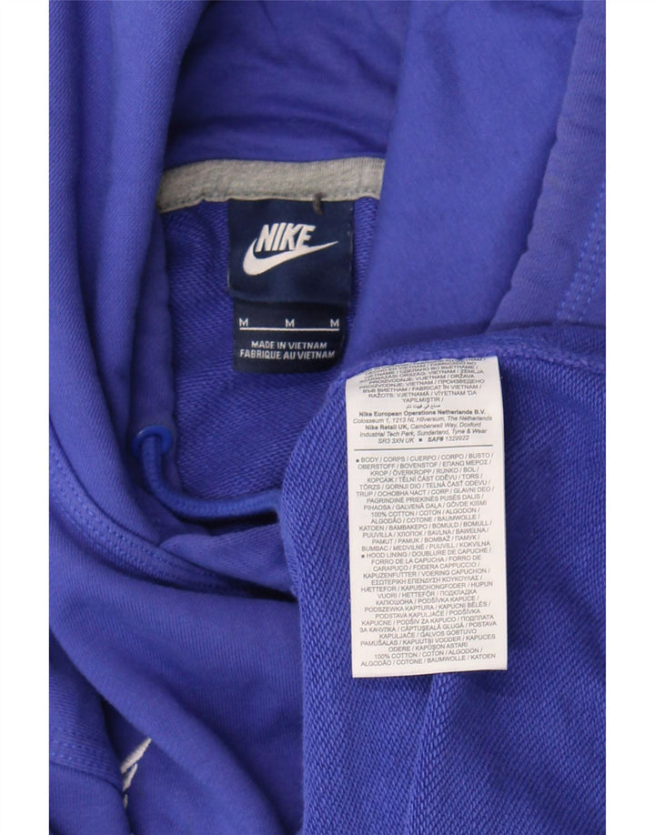 Nike Herren-Kapuzenpullover mit Grafik, mittelblaue Baumwolle